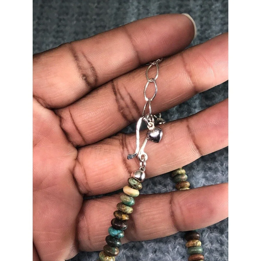 Jay King Sterling Silver Sacred Cloud Mountain Turquoise Necklace 18